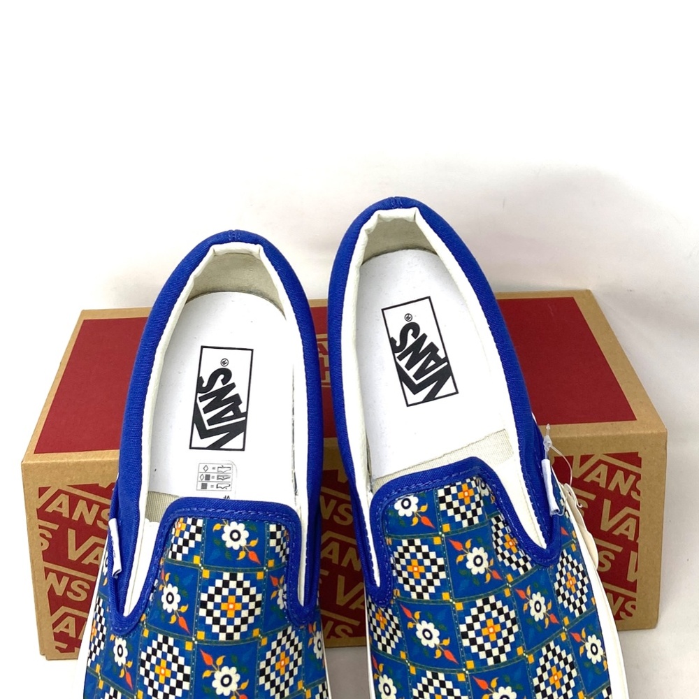VANS Classic Slip On 98DX Low Canvas Blue Sneakers Skate Women’s VN0A5KX8B0S - Picture 5 of 10